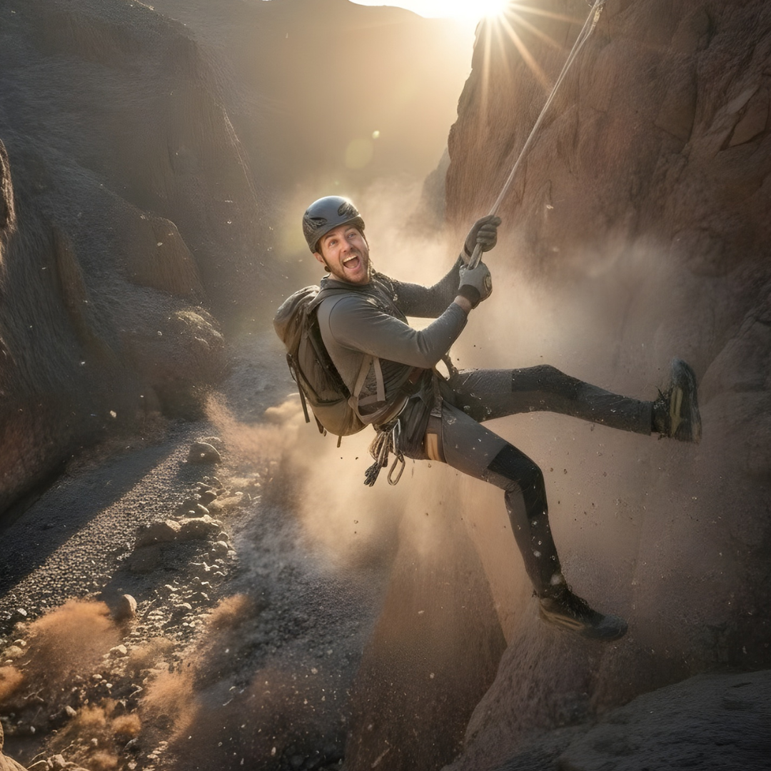 kanioning suchy w sercu teneryfy