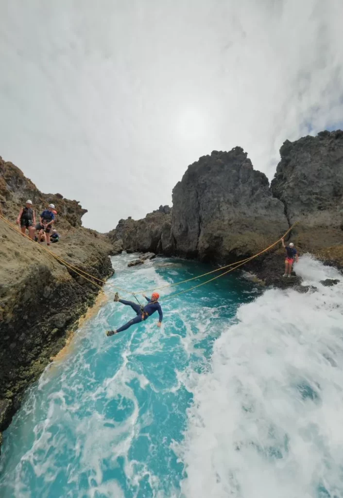 Coasteering on the north coast of Tenerife