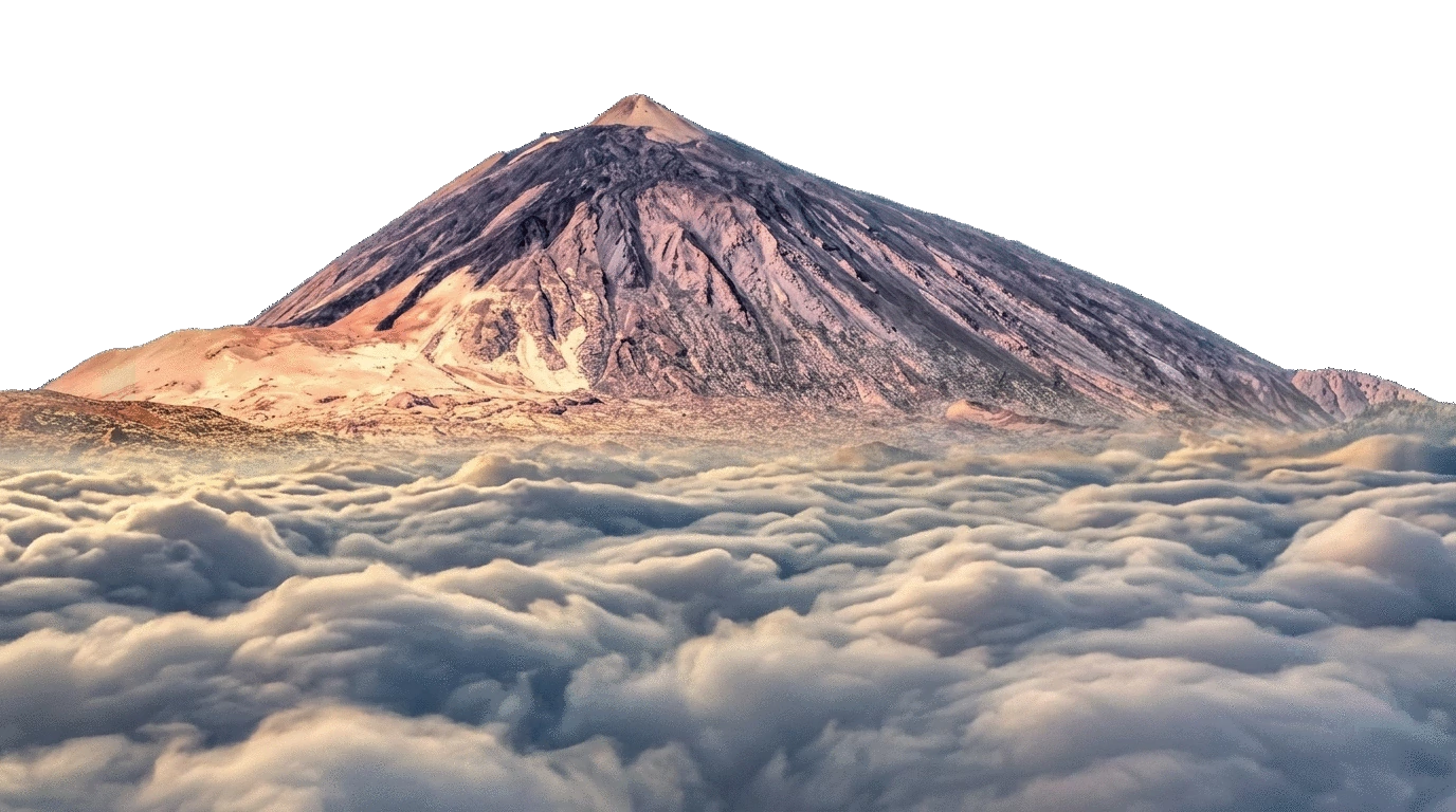 Teide volcano peak